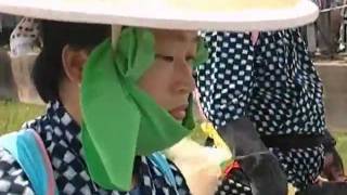 Mibu no Hana Taue, ritual of transplanting rice in Mibu, Hiroshima