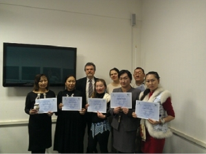 
	Training of winners of the competition "The Best Teacher on ICT application in Teaching Practice" 
