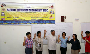 Community Radio Broadcasters Gathered in the Philippines