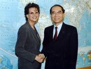 UNESCO Goodwill Ambassador Claudia Cardinale