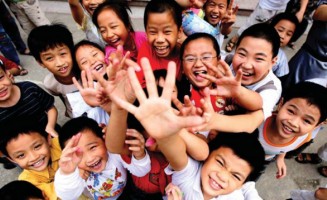 School children in Hanoi, Vietnam
