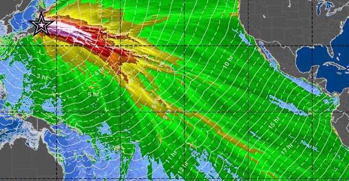 PTWC Deep-Ocean Tsunami Amplitude Forecast