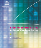 Freedom of Information, A comparative Legal Survey