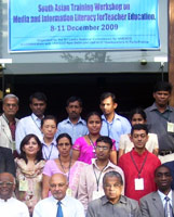 Teacher trainers from South Asia discussed media and information literacy