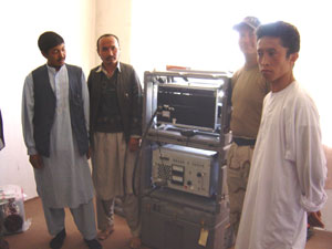 Afghanistan:  Radio station in Bamiyan