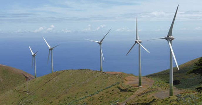 Windmills, Hierro Biosphere Reserve, Spain