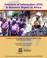 L'UNESCO et FEMNET publient un manuel de référence sur le droit des femmes africaines à l’information