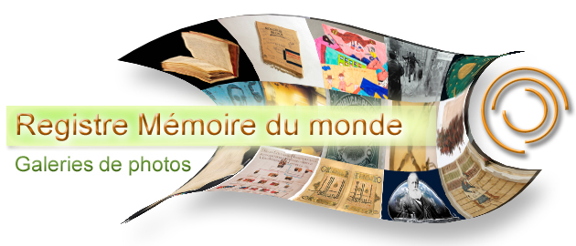 Registre Mémoire du monde - Galerie de photos