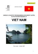 UNESCO Country Programming Document (UCPD) for the Socialist Republic of Viet Nam
