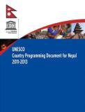 NEPAL - UNESCO Country Programming Document for 2011-2013