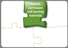 Content, curriculum and learning materials