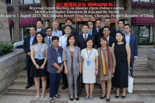 Regional Expert Meeting on Massive Open Online Courses: MOOCs for Higher Education in Asia and the Pacific
31 July to 1 August 2015, BCC Jinjiang Resort Qingcheng, Chengdu, People’s Republic of China