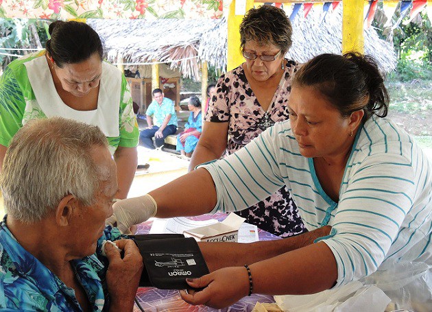 Photo: In a creative new initiative to improve health and save lives in villages across Samoa, women's groups are mobilizing their communities to prevent and control noncommunicable diseases (NCDs). WHO/S. McCarthy