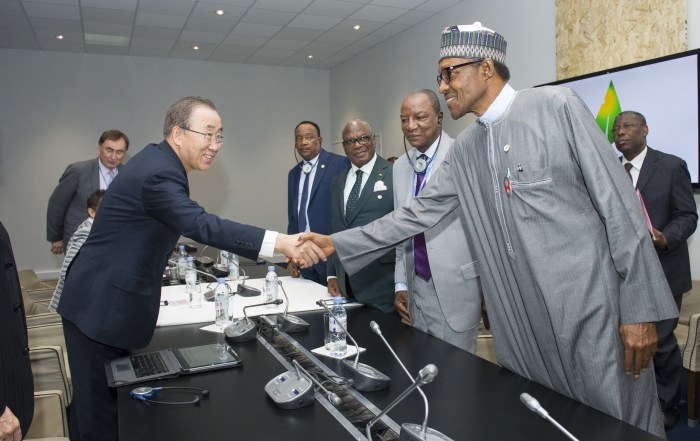 Secretary-General Ban Ki-moon meets with Meeting with African Leaders