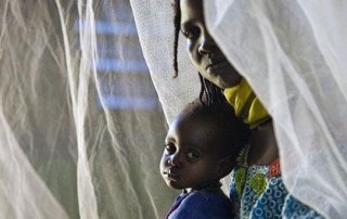Mosquito nets save children's lives.