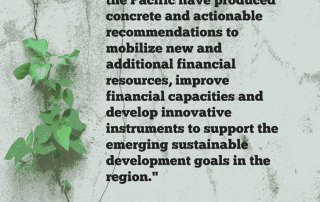 The countries of Asia and the Pacific have committed to mobilize financial resources to achieve sustainable development.