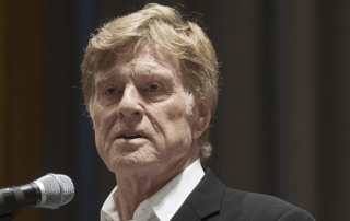 Robert Redford, actor and longtime conservationist, speaks at the High-level event of the United Nations General Assembly on Climate Change.