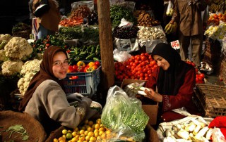 The Mediterranean diet’s focus on vegetable oil, cereals, vegetables and pulses, and moderate intake of fish and meat, has long been associated with long and healthy living. Photo: FAO/Ami Vitale
