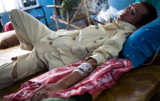 Photo: Drug dependence treatment in Myanmar. Photo: UNODC