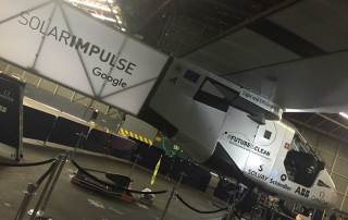 Photo: The Solar Impulse aircraft awaits its next flight at JFK Airport in New York