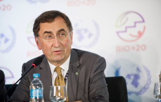 "Government policies that support low-carbon growth will also help advance the 2030 Agenda for Sustainable Development," Assistant Secretary-General Janos Pasztor said. UN Photo/Maria Elisa Franco