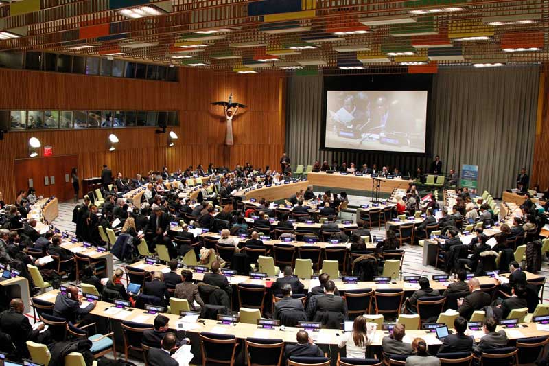 Wide of event view from Trusteeship Council