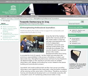 UNESCO online special “Towards Democracy in Iraq” now in Arabic