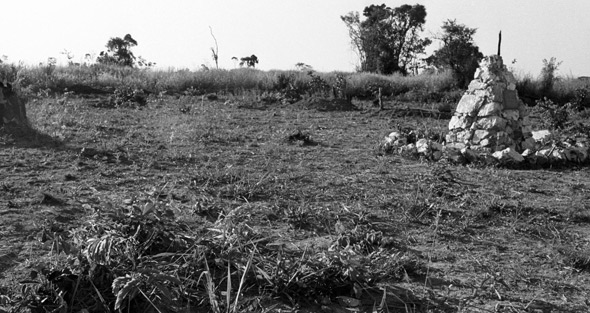 Field at Ndola, Zambia, where his plane crashed on 18 September 1961.
