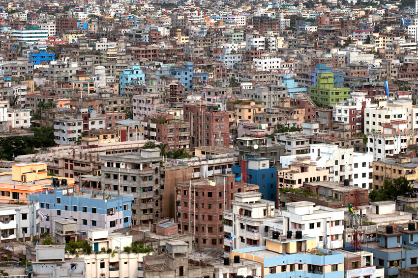 City view of Dhaka, Bangladesh. UN Photo/Kibae Park