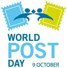 the World Post Day logo
