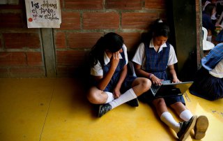 Photo: Students at San Jose Secondary School, a rural school in in La Ceja, Antioquía, Colombia. Photo: Charlotte Kesl/World Bank