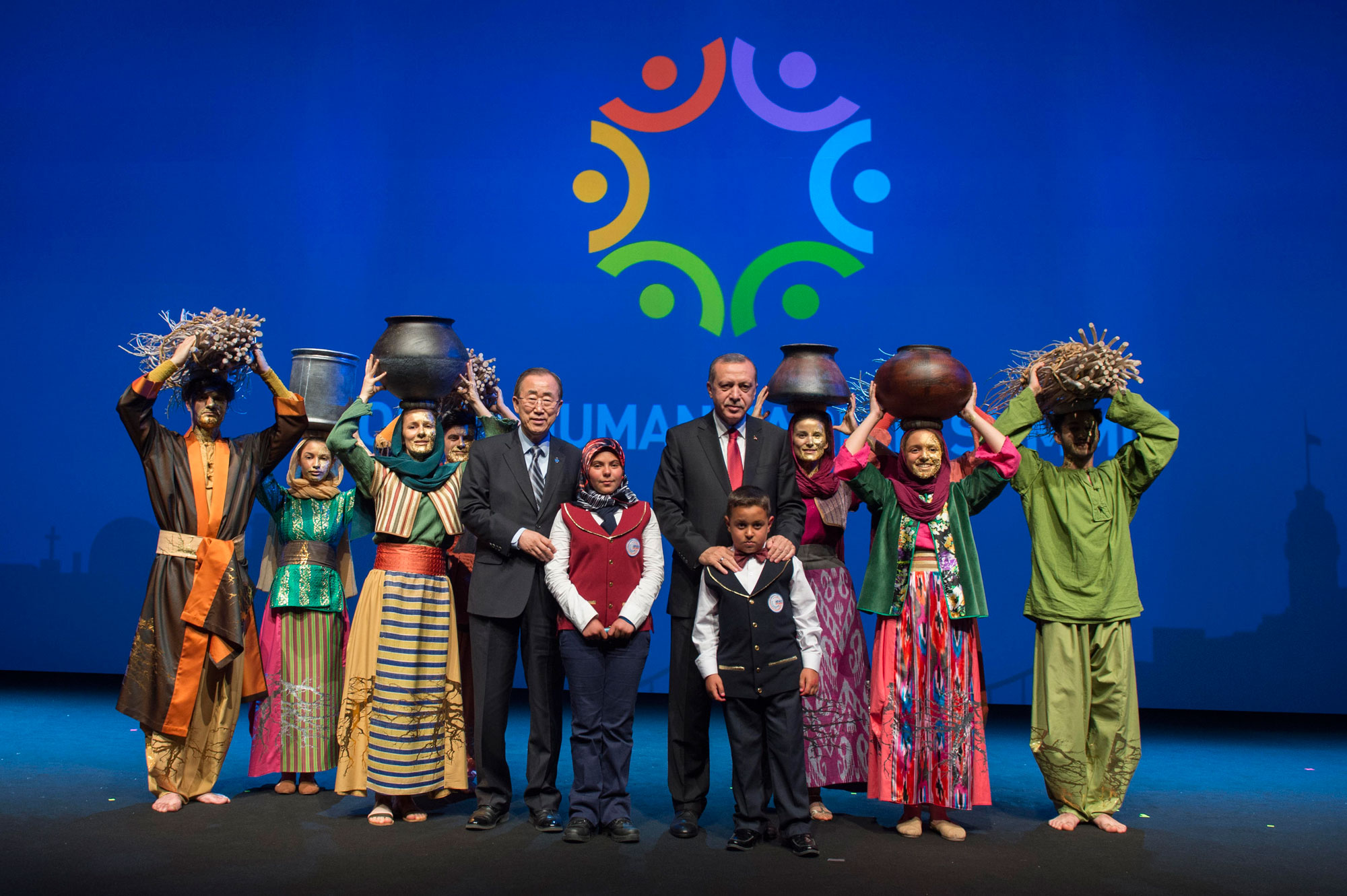 Secretary-General along with President of Turkey at Closing Ceremony of the World Humanitarian Summit.