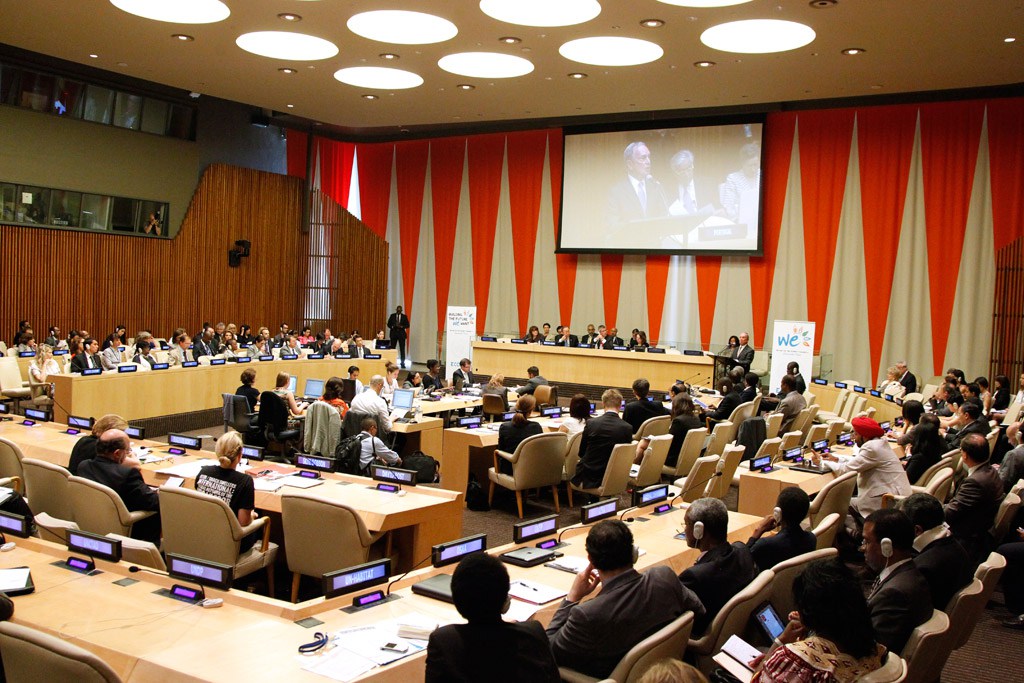 Photo: A wide view of the ECOSOC Chamber. UN Photo/Paulo Filgueiras