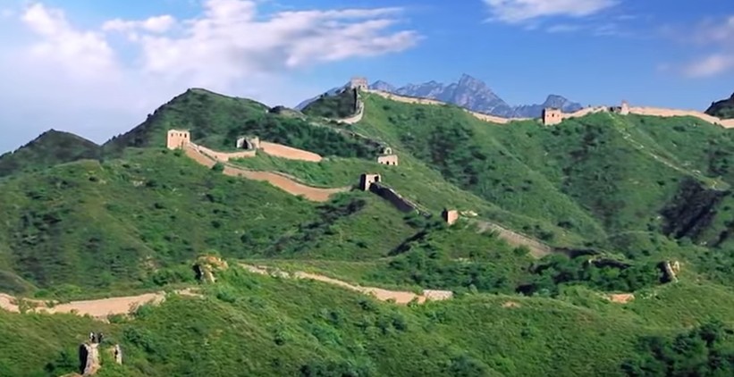 La gran Muralla China. Captura de vídeo la ONU en acción.