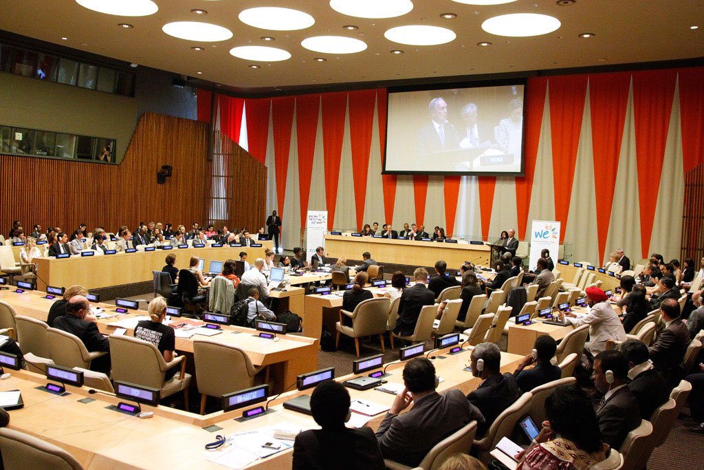 Vista de la Sala del ECOSOC. Foto: ONU/Paulo Filgueiras