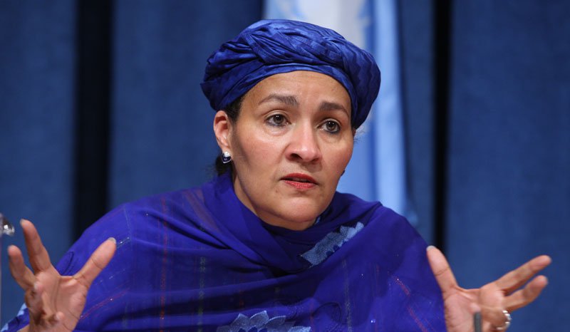 Asesora especial del Secretario General para esa nueva agenda, Amina Mohammed. Foto ONU/ Devra Berkowitz