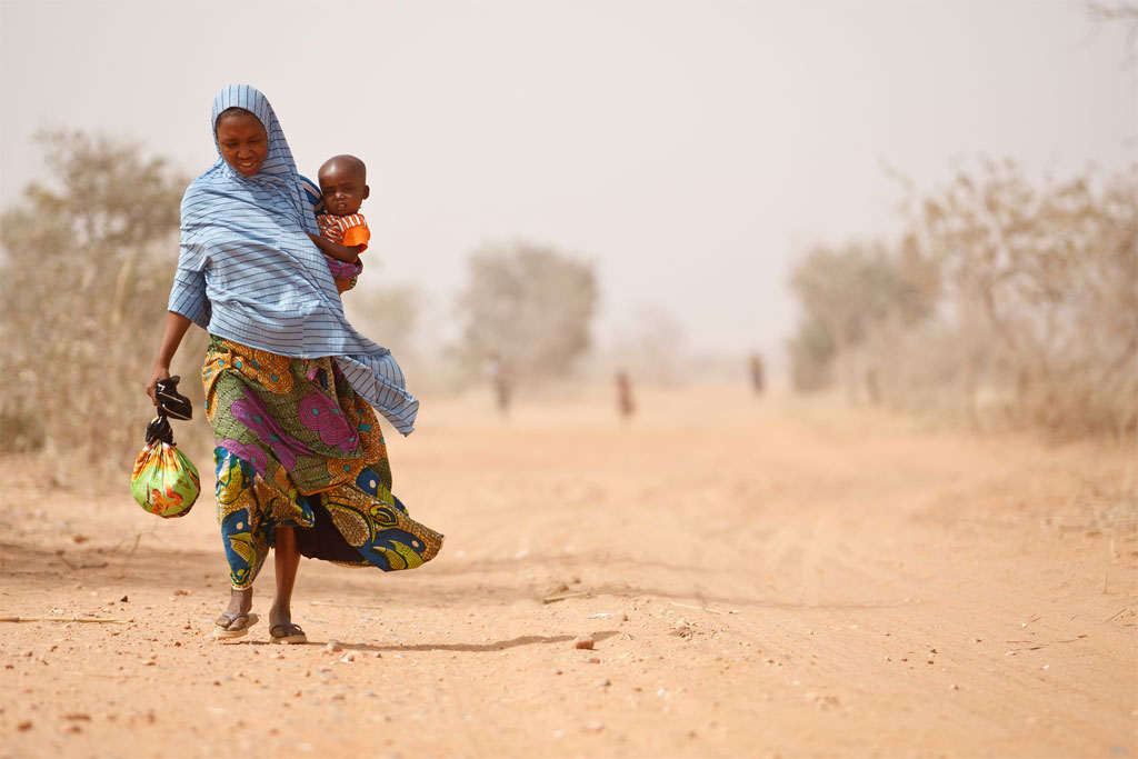 La sequía genera inseguridad alimentaria y desplazamientos de población en África. Foto: UNICEF/Olivier Asselin
