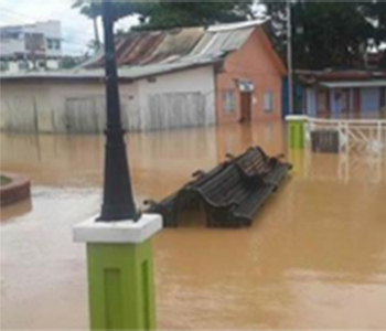 Inundaciones en Bolivia. Foto: Viceministerio Defensa Civil de Bolivia.