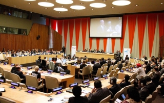 Vista de la Sala del ECOSOC. Foto: ONU/Paulo Filgueiras