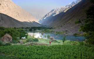 Montañas de Pamirs en Tayikistán. Foto: UNESCO-David Trilling