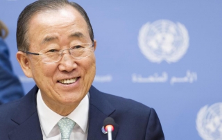 Ban Ki-moon en conferencia de prensa