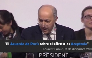 El Acuerdo de París sobre el Clima es aceptado. Captura de video Prensa ONU Colombia