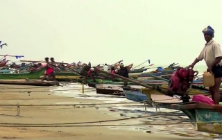 Pescadores. Captura de vídeo. La ONU en acción.