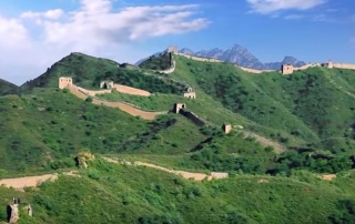 La gran Muralla China. Captura de vídeo la ONU en acción.