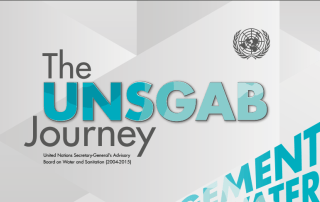 Photo: "The UNSGAB Journey" report, released 18 November 2015.