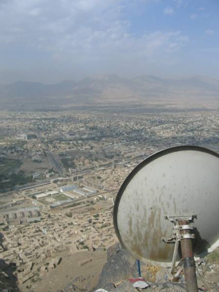 View of Kabul from Asmai Mountain