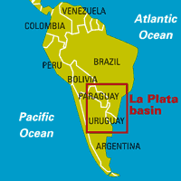 Map of La Plata River Basin