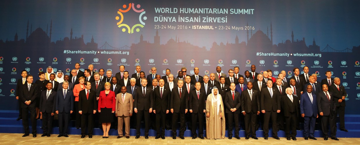 Les dirigeants au Sommet mondial sur l'aide humanitaire