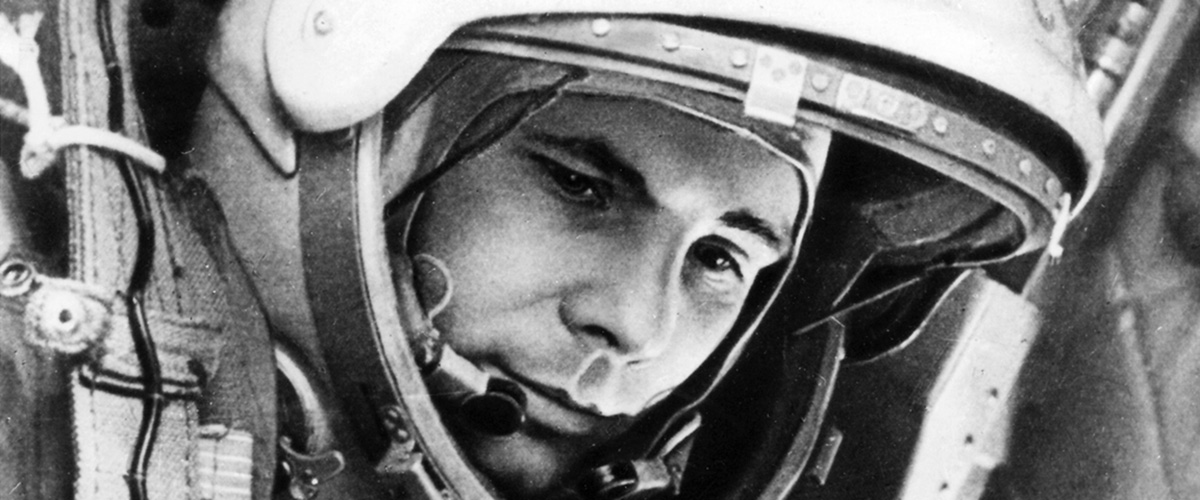Cosmonaut Yuri Gagarin. Archives of Rocket and Space Corporation Energia