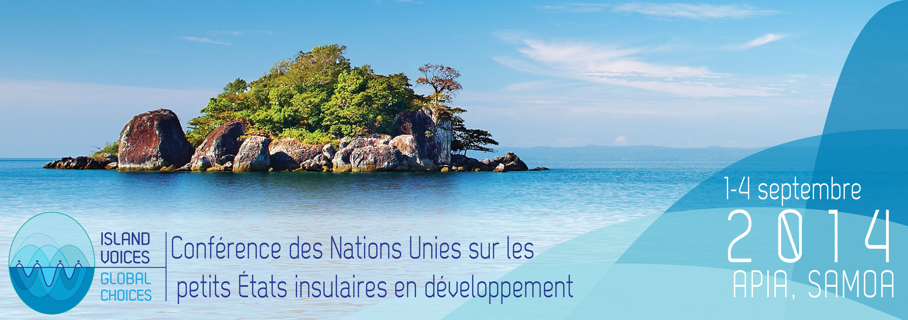 Logo de la Conférence 2014 sur les petits États insulaires en développement